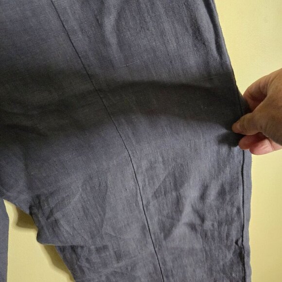 Potpourri Designs 100% Linen Lagonlook Wide Leg Pull On Pants Size XS/S - Picture 4 of 7